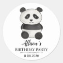 Pesquisar por aniversário panda adesivos Bonito