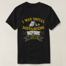Pesquisar por anti vírus camisetas Distância social