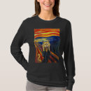 Pesquisar por munch a pintura camisetas Gato