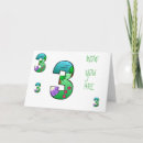 Pesquisar por 3rd birthday cartoes Three