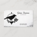 Pesquisar por silhueta do pássaro cartao de visita Corvo