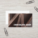 Pesquisar por loja do chocolate cartao de visita Cliente