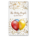 Pesquisar por balões vermelhos cartao de visita Ouro