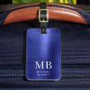 Pesquisar por azul marinho bagagem tags Metal escovado