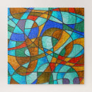 Pesquisar por desenhos abstratos quebra cabecas Ilustração