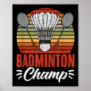Pesquisar por campeão pósteres Badminton