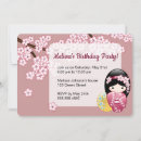 Pesquisar por kokeshi japonês convites Kawaii