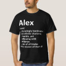 Pesquisar por alex nome camisetas Música