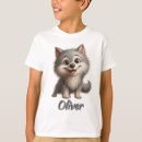 Pesquisar por lobo feliz camisetas Animal