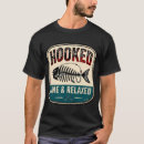 Pesquisar por enganchado na pesca camisetas Pescaria engraçada