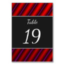 Pesquisar por listras vermelhas cartoes de mesa Vermelho