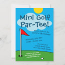 Pesquisar por mini golfe convites Crianças