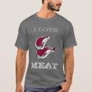 Pesquisar por eu amo a carne camisetas Para ele