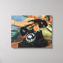 Pesquisar por telefones impressão de canvas Retrô
