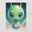 Pesquisar por alienígena verde cartoes postais Espaço
