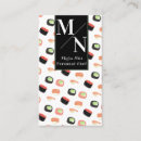 Pesquisar por japonês sushi cartao de visita Asiático