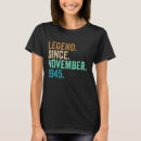 Pesquisar por 77 anos camisetas Legenda