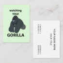 Pesquisar por macaco engraçado cartao de visita Animal