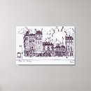 Pesquisar por rua paris impressão de canvas Desenho