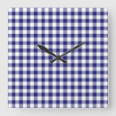 Pesquisar por xadrez azul relogios de parede Verificado