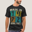 Pesquisar por feito em 1972 camisetas Incrível