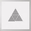 Pesquisar por triângulo preto pôsteres pósteres Branco