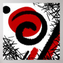 Pesquisar por abstracção pósteres Vermelho
