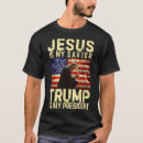 Pesquisar por jesus é meu salvador camisetas Política
