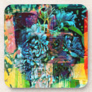 Pesquisar por arte digital abstrata porta copos Moderno