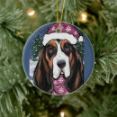 Pesquisar por cães de basset ornamentos Natal