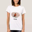 Pesquisar por pisco de peito vermelho camisetas Animal