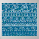 Pesquisar por elefante do vintage pôsteres pósteres Padrão