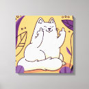 Pesquisar por atitude impressão de canvas Gato
