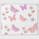 Pesquisar por embrulho da borboleta papel de papel de presente Rosa e roxo