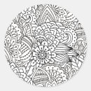 Pesquisar por colorir flores adesivos Doodle