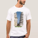 Pesquisar por torre inclinada camisetas Pisa