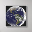Pesquisar por nosso sistema solar impressão de canvas Redondo