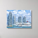 Pesquisar por navios impressão de canvas Linha oceânica