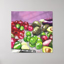 Pesquisar por fruta do limão impressão de canvas Verde