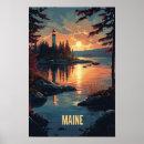 Pesquisar por maine pósteres Ilustração
