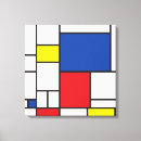 Pesquisar por azul amarelo vermelho impressão de canvas Neoplasticismo