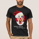 Pesquisar por palhaço de mau camisetas Para todos