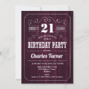 Pesquisar por aniversario 21 anos vintage convites Para ele