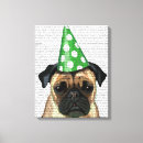 Pesquisar por pug impressão de canvas Animais