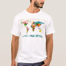 Pesquisar por mapa do mundo camisetas Para todos