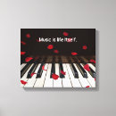 Pesquisar por teclado impressão de canvas Músico