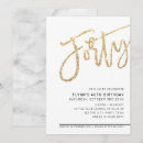 Pesquisar por anos dourados aniversário convites Moderno