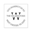 Pesquisar por monograma carimbos Endereço de retorno