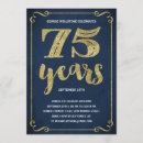 Pesquisar por para o 75th aniversário convites Setenta cinco