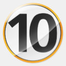 Pesquisar por número 10 adesivos Ouro